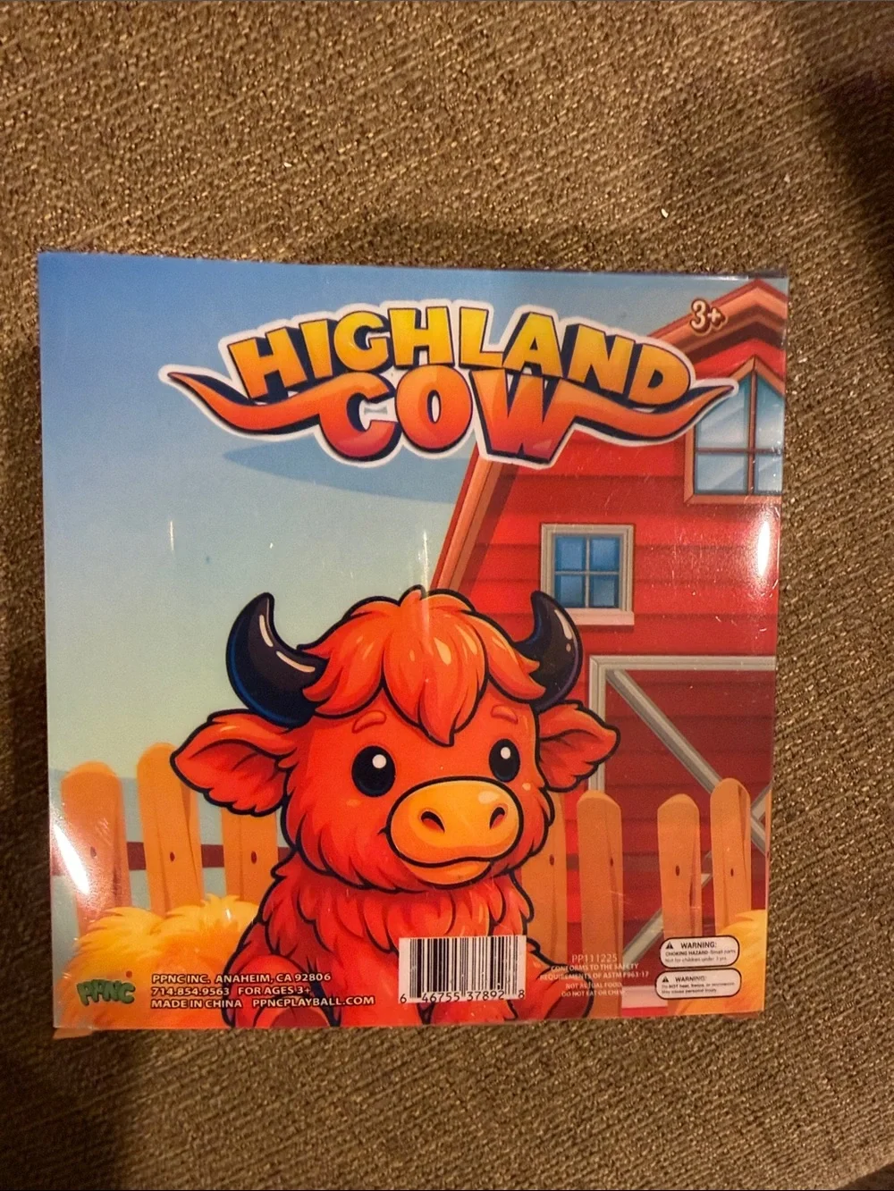 Highland Cow Squishy Toy